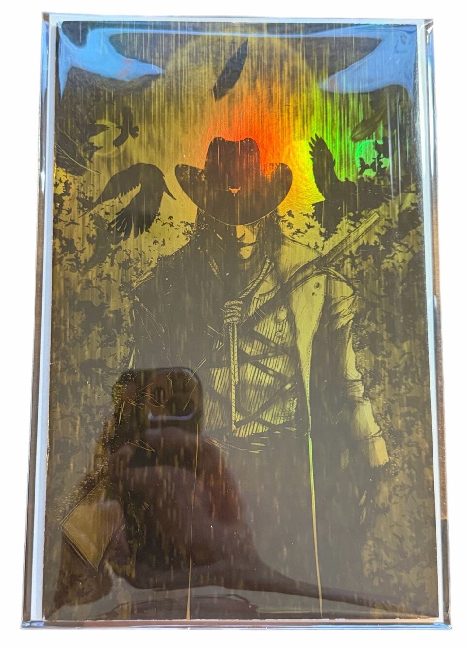 The Disputed Comic Stan Yak Gold Foil Variant Cover The Crow Style